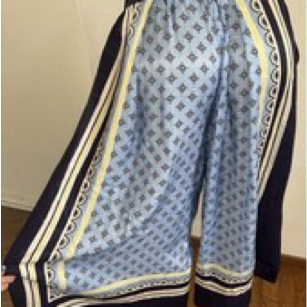 LIKE NEW Maeve Blue Wide-Leg Jumpsuit - Picture 3 of 3